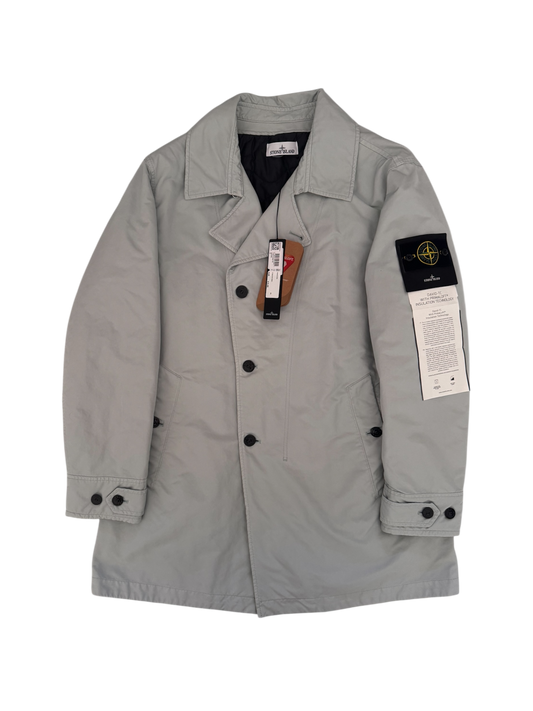 Stone Island 2022 Grey 'David Tc Primaloft Insulation' Trench - XXL
