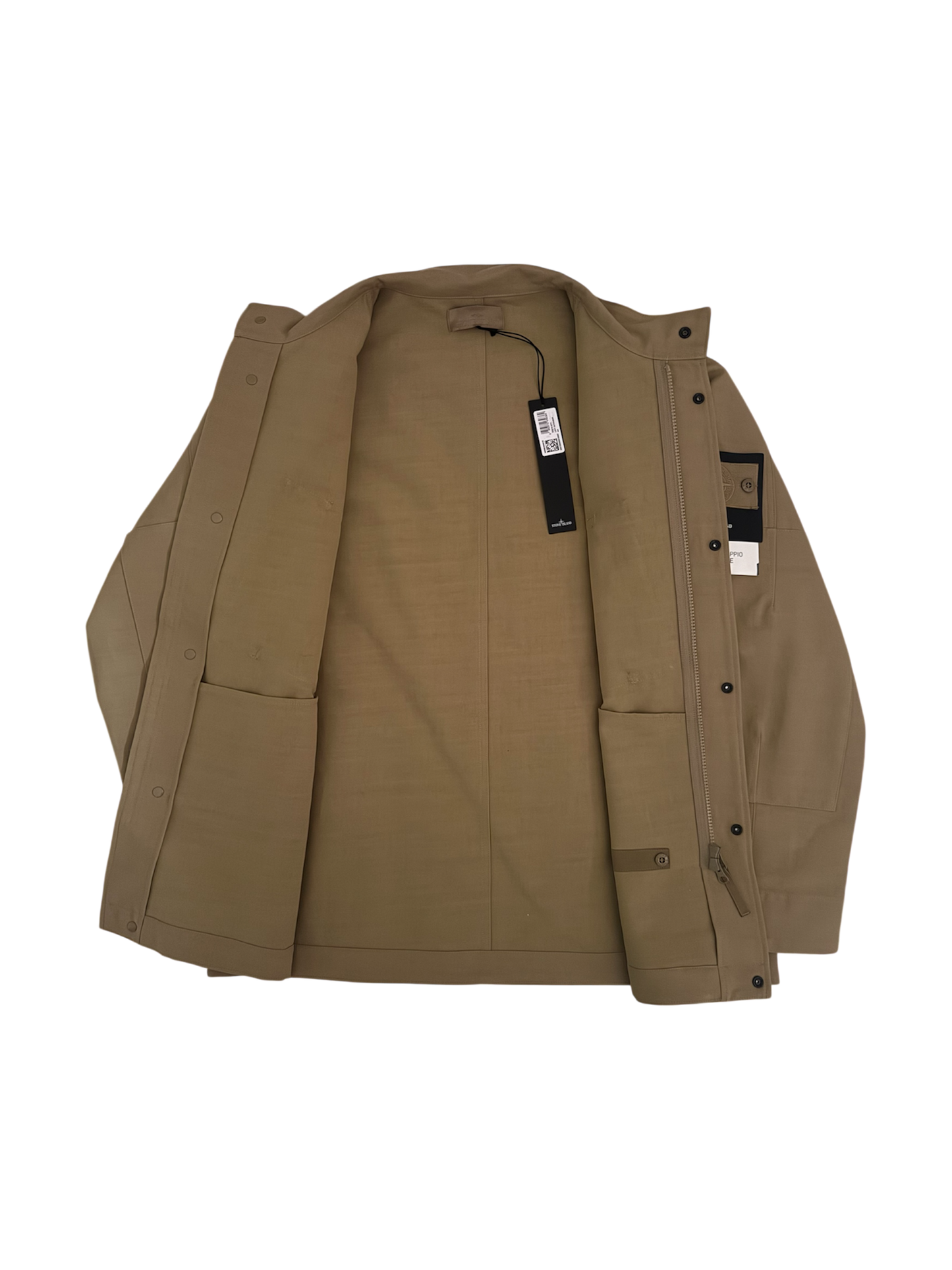 Stone Island 'Gabardine Doppio Brown Ghost Piece' Jacket - Large