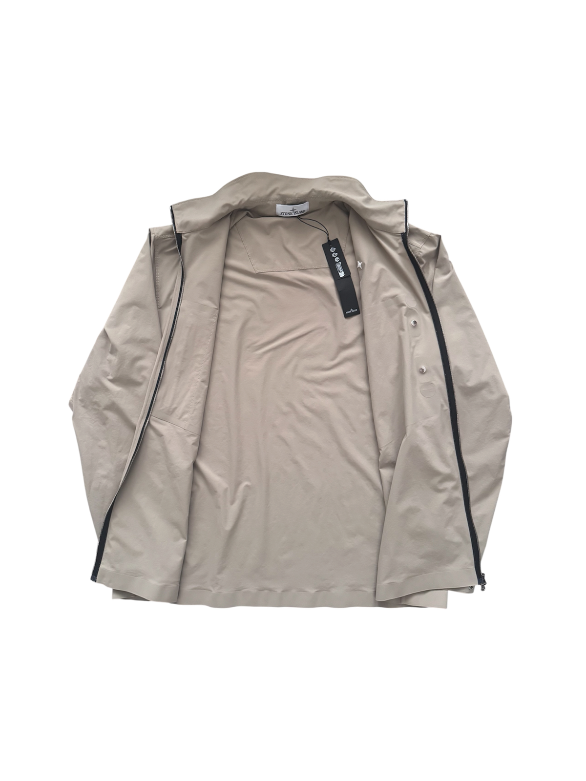 Stone Island 2025 Sand Stellina Nylon Tela Overshirt - XXL