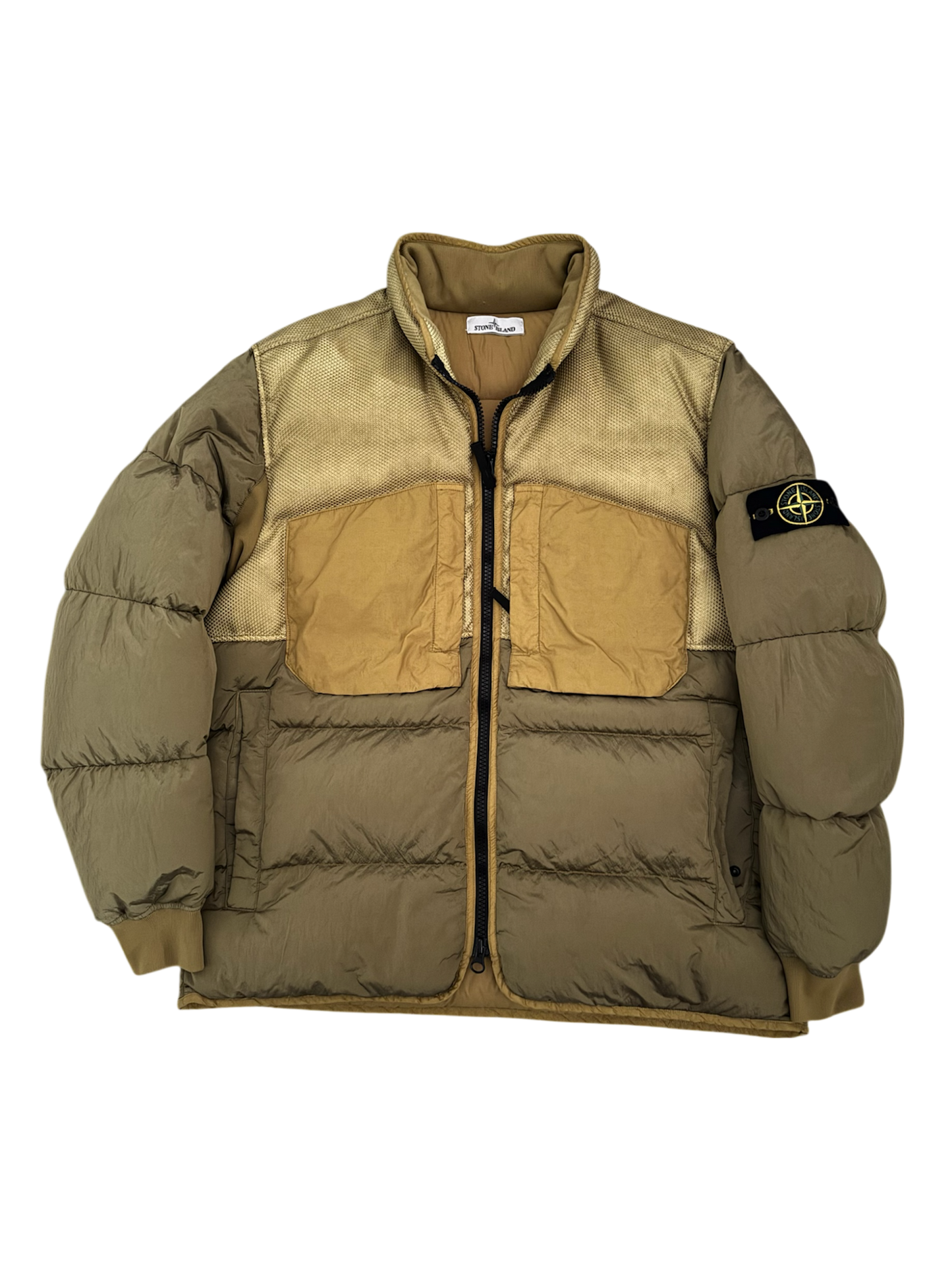 Stone Island 'Modified Panama 6/3 HT Nylon Mix Fabrics Down' Puffer - XL