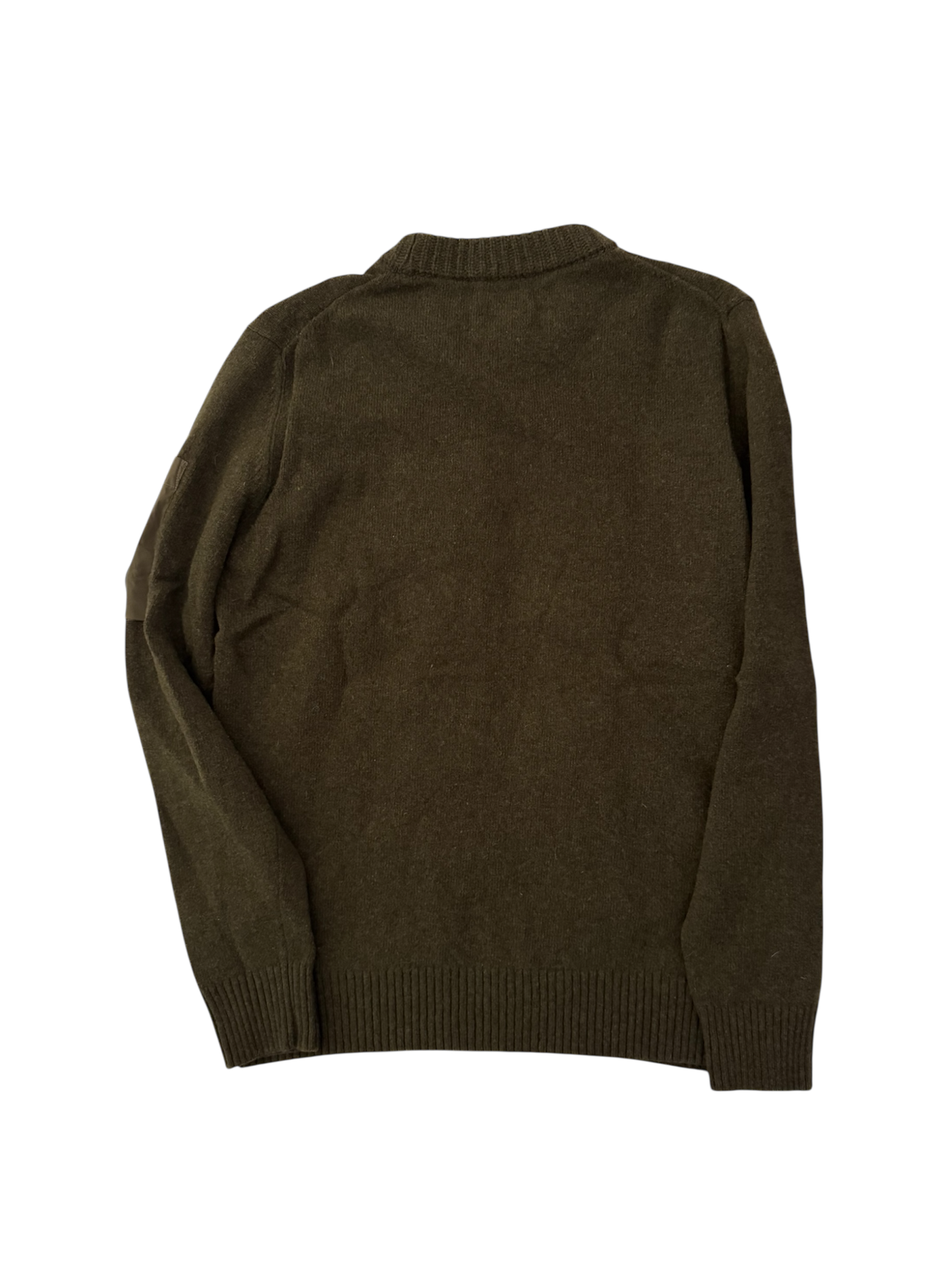 C.P. Company Khaki Wool Crewneck - 48 (Medium)