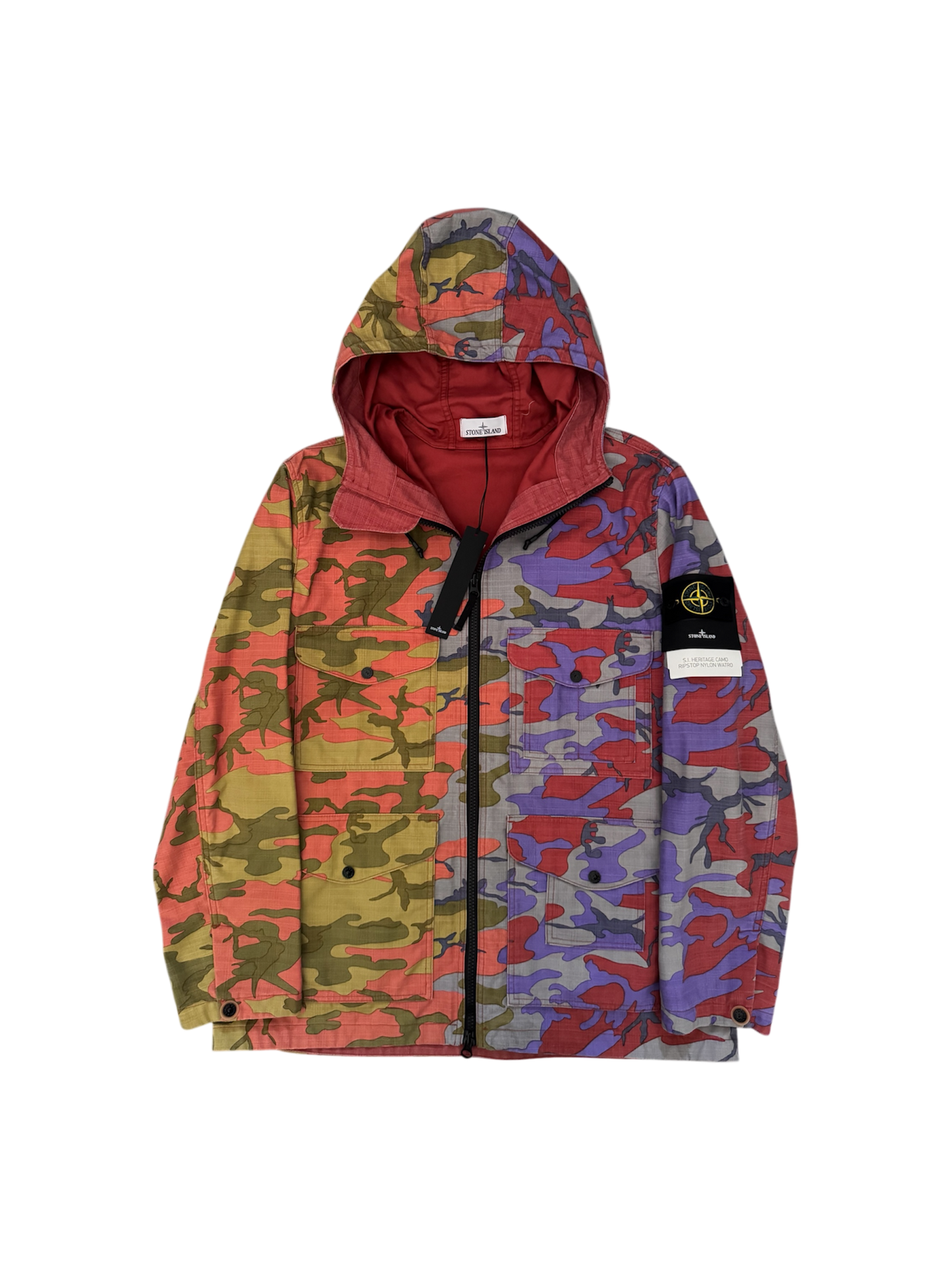 Stone Island 'Heritage Camo Ripstop Nylon Watro' Jacket - XL