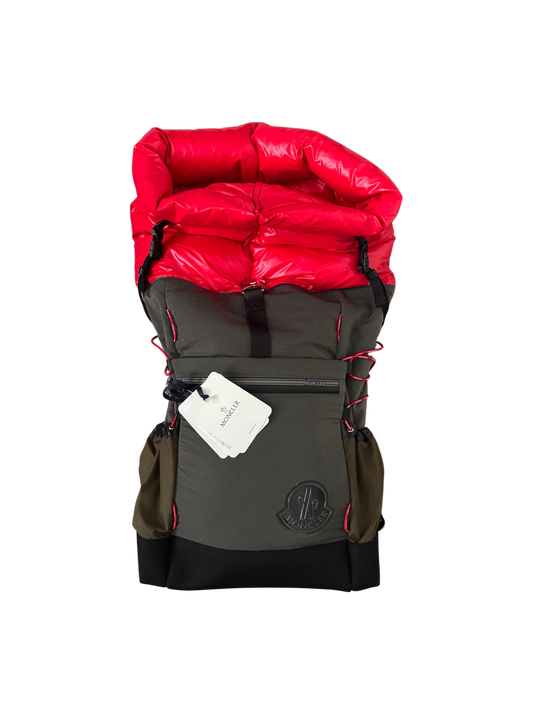 Moncler Khaki/Red Extreme Backpack - Unisize