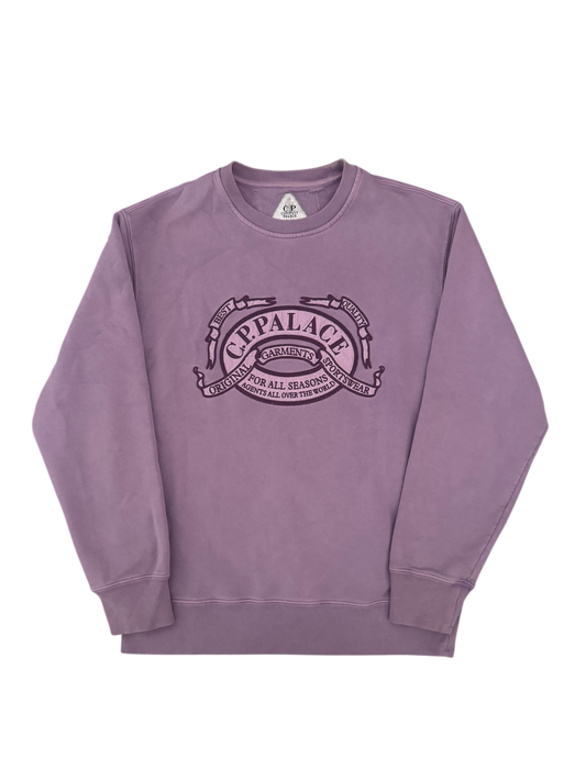 C.P. Company x Palace Purple Crewneck - Medium