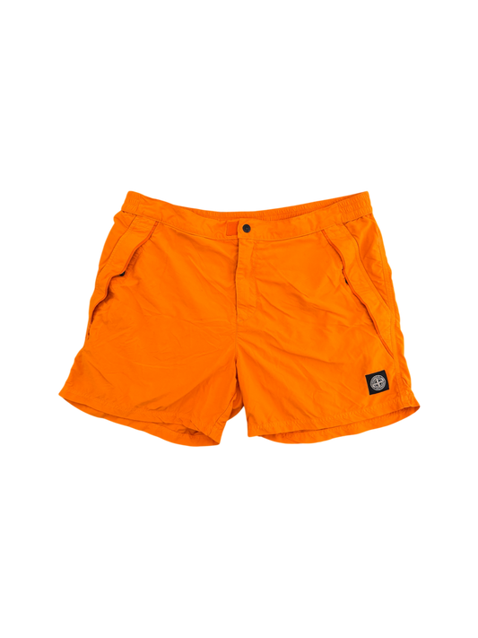 Stone Island Orange Swim Shorts - XL