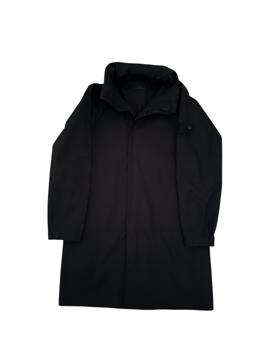 Stone Island 'Mac Supima 2L Ghost Piece' Long Jacket - Large