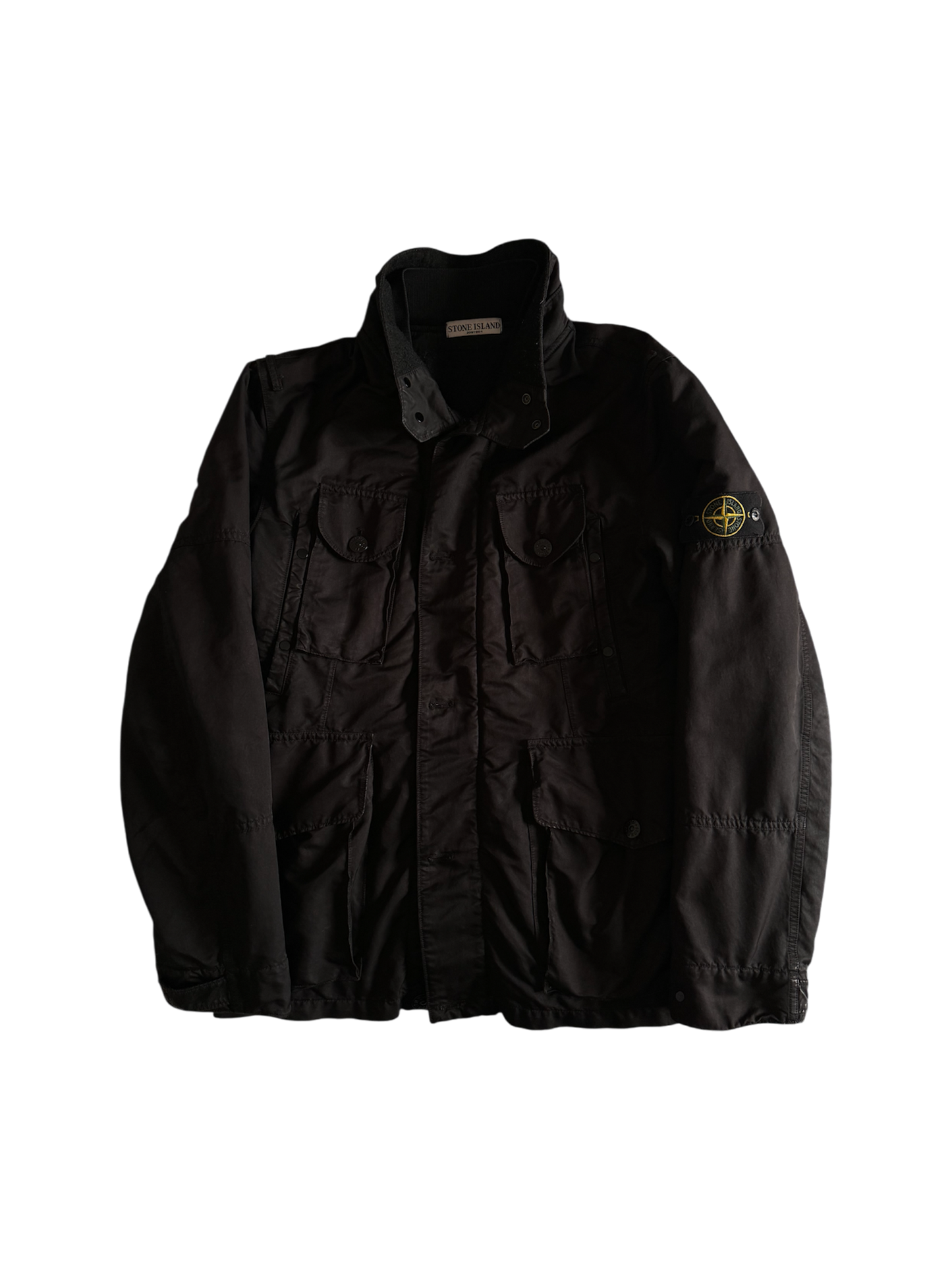 Stone Island Black 'David TC' Jacket - Large