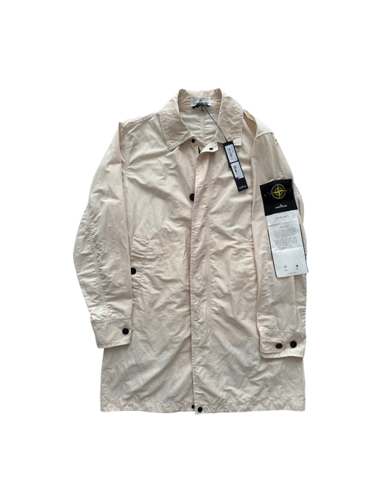 Stone Island 'Micro Reps' Beige Trench - Large