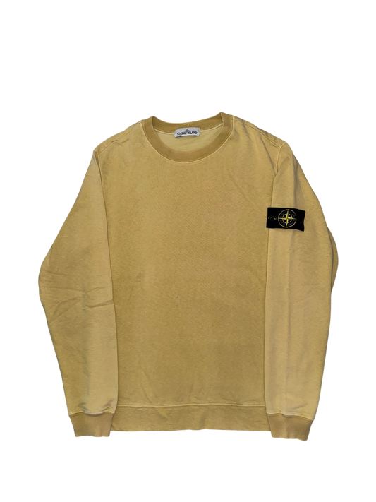 Stone Island Yellow Crewneck - Large