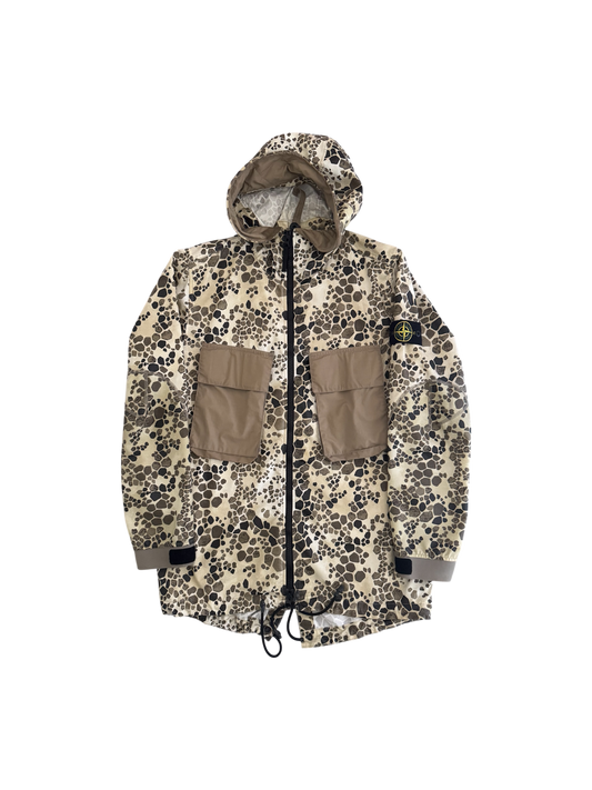 Stone Island 'Alligator Camo Light Cotton/Nylon Rep' Parka - Medium