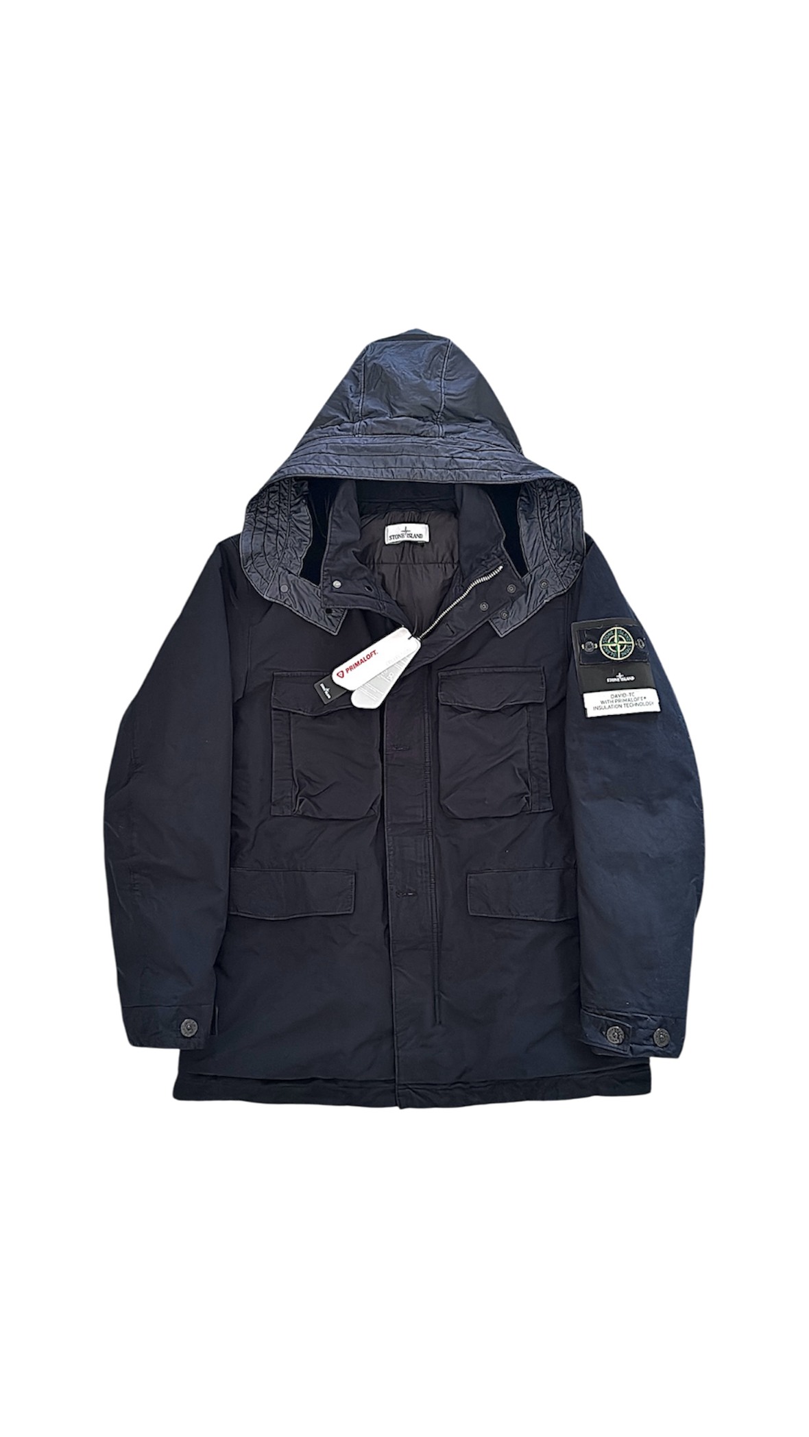 Stone Island Navy 'David TC Primaloft' Parka - XL