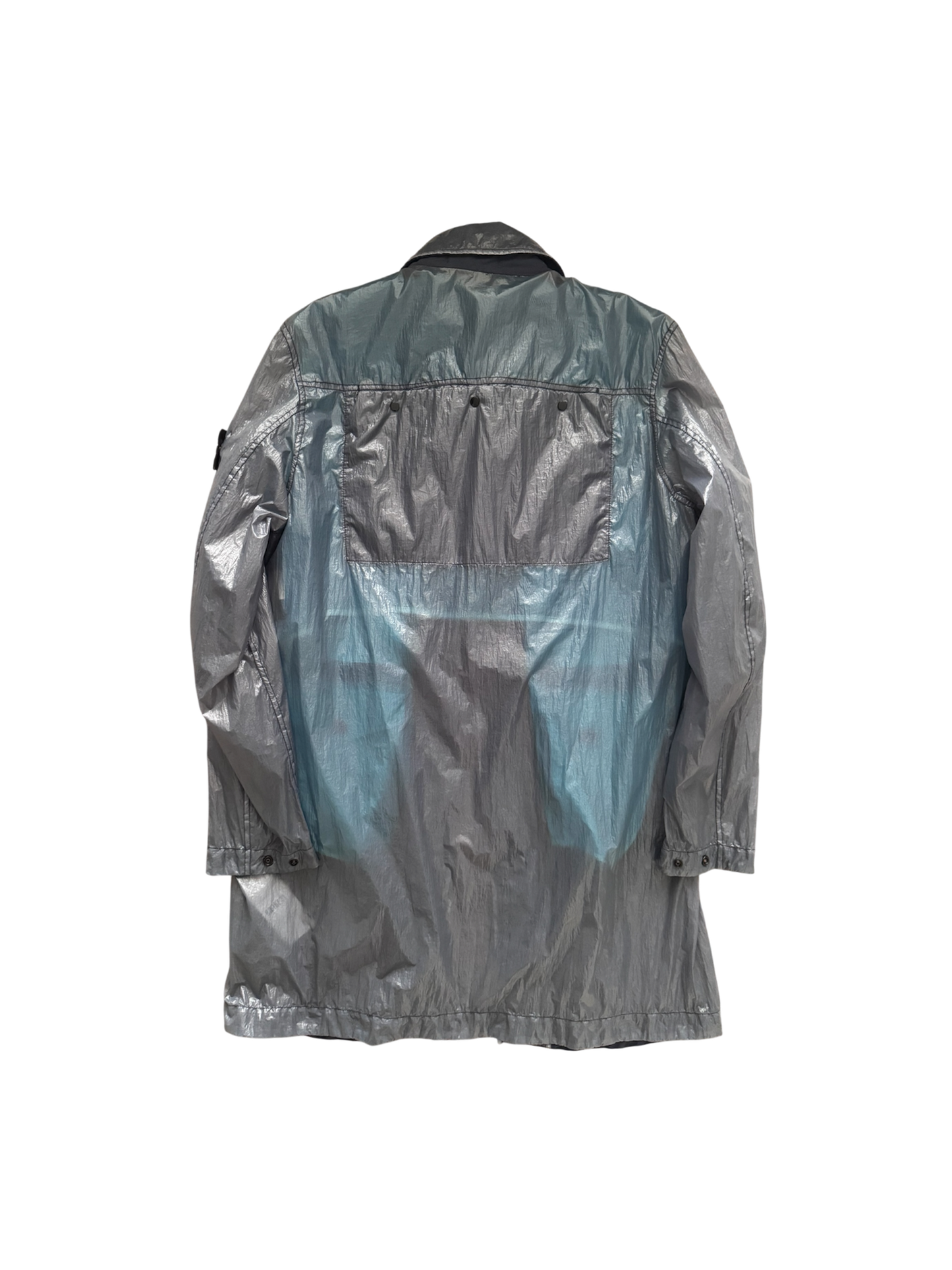 Stone Island Blue 'Lucido TC' Trench - Large