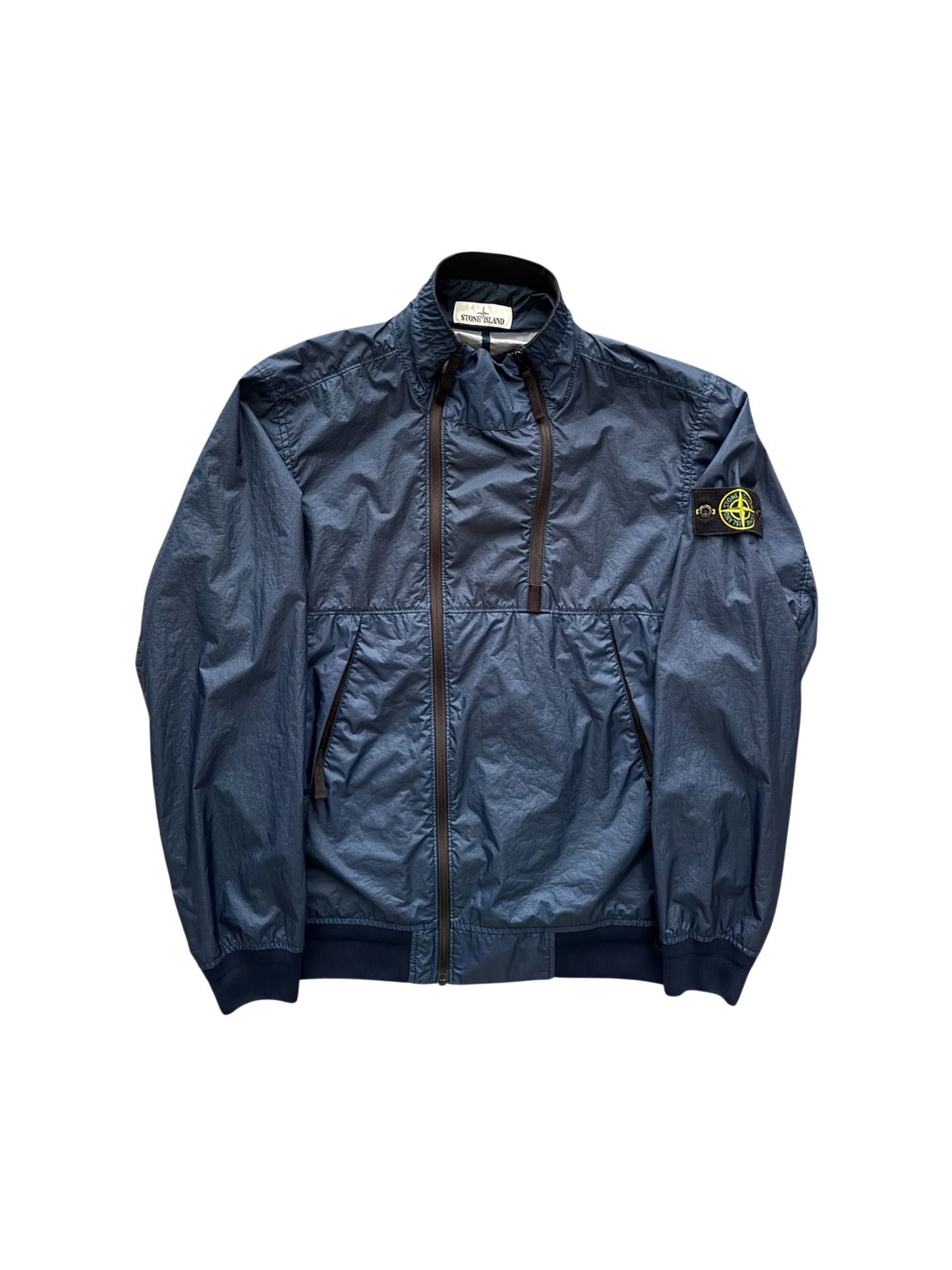 Stone Island Blue 'Membrana 3L TC' Jacket - Medium