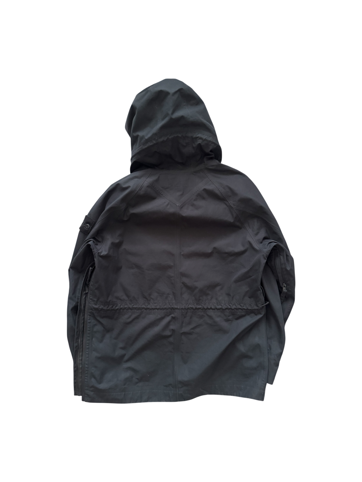 Stone Island Ghost Project Black O-Ventile Smock - Small