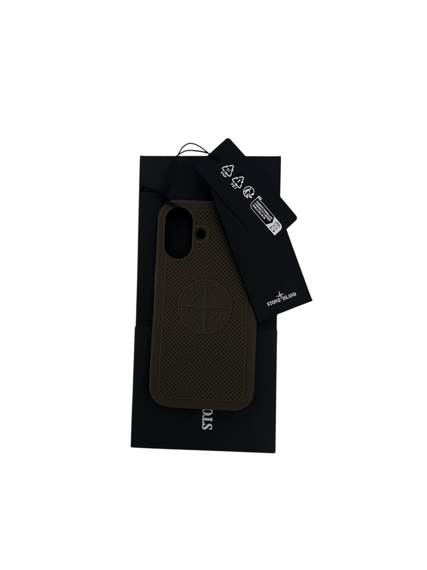 Stone Island Rubberized iPhone 16 Cover