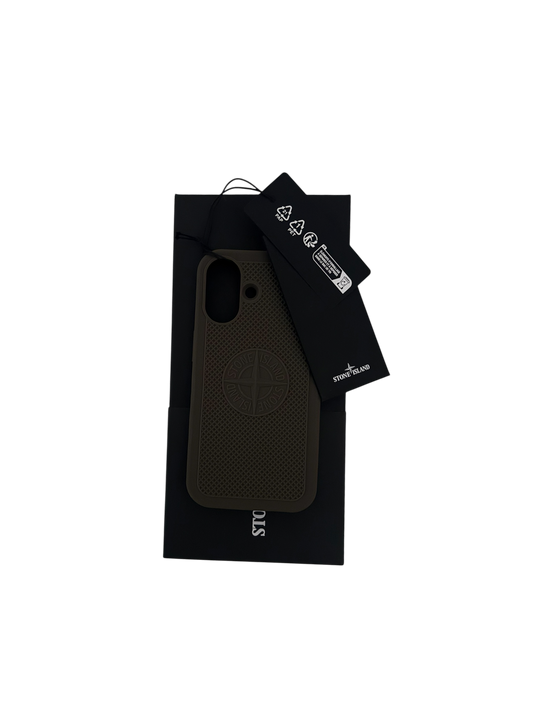 Stone Island Rubberized iPhone 16 Cover