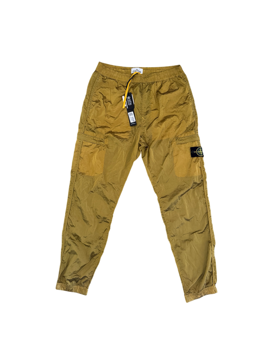 Stone Island Econyl Nylon Metal Yellow Trousers - W34