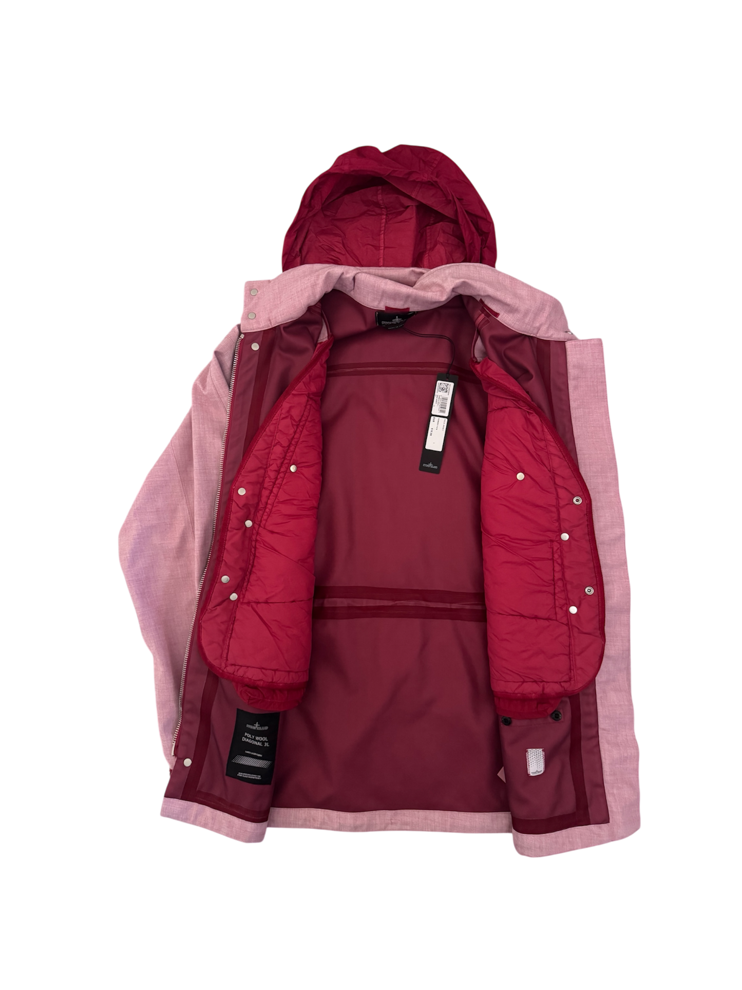 Giacca Stone Island Shadow Project 'Poly Wool Diagonal 3L' - Large