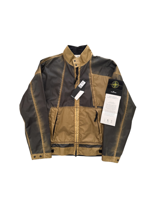 Stone Island 'Hand Sprayed Mussola Gommata' Jacket - Medium