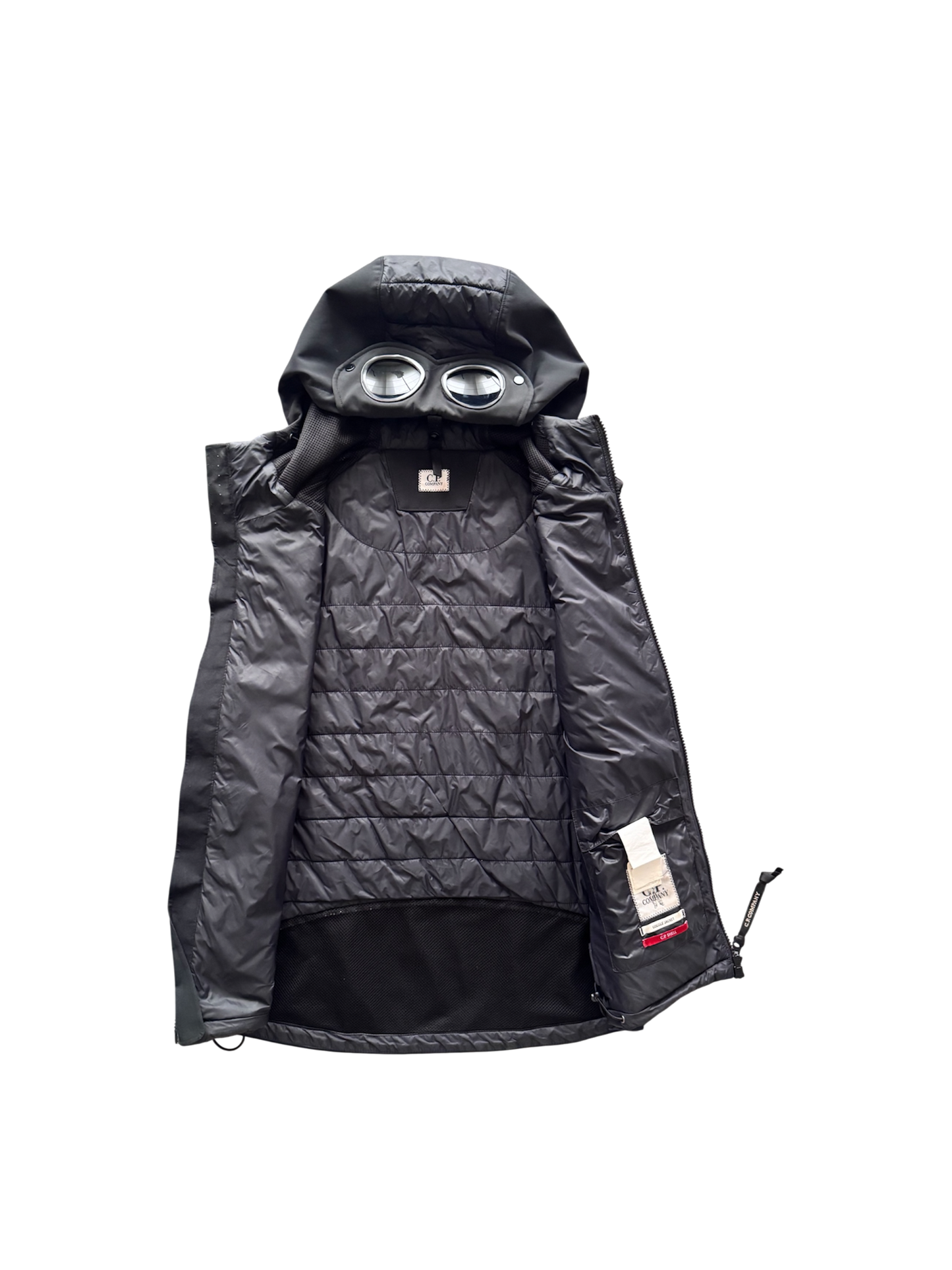 C.P. Company Black 'CP Shell' Goggle Vest - 46 (Small)