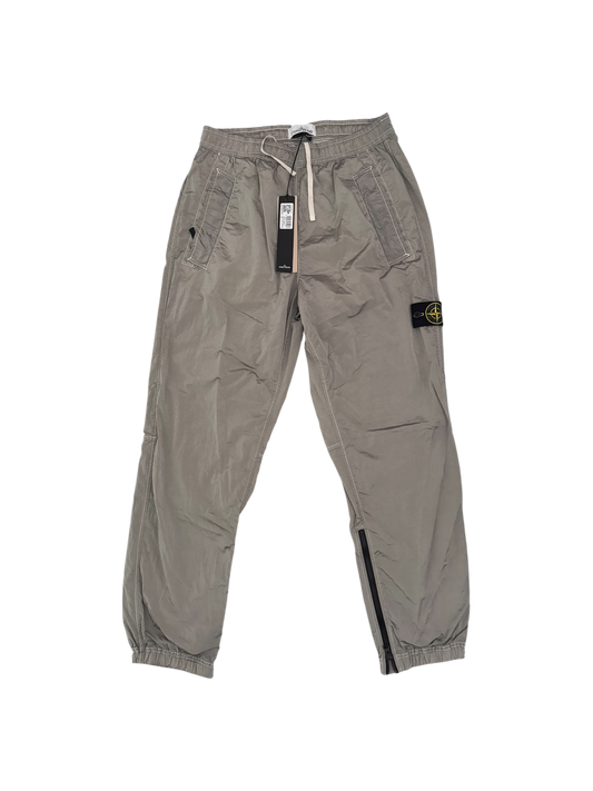 Stone Island Econyl Nylon Metal Grey Trousers - W36