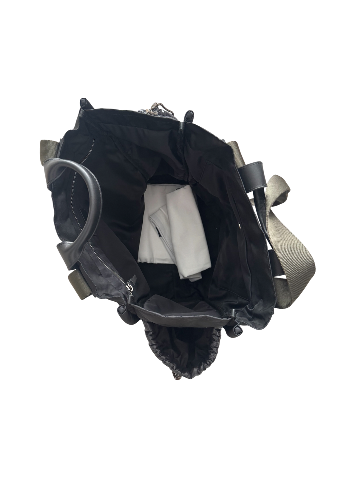 Moncler Black Parachute Tote Bag - Unisize