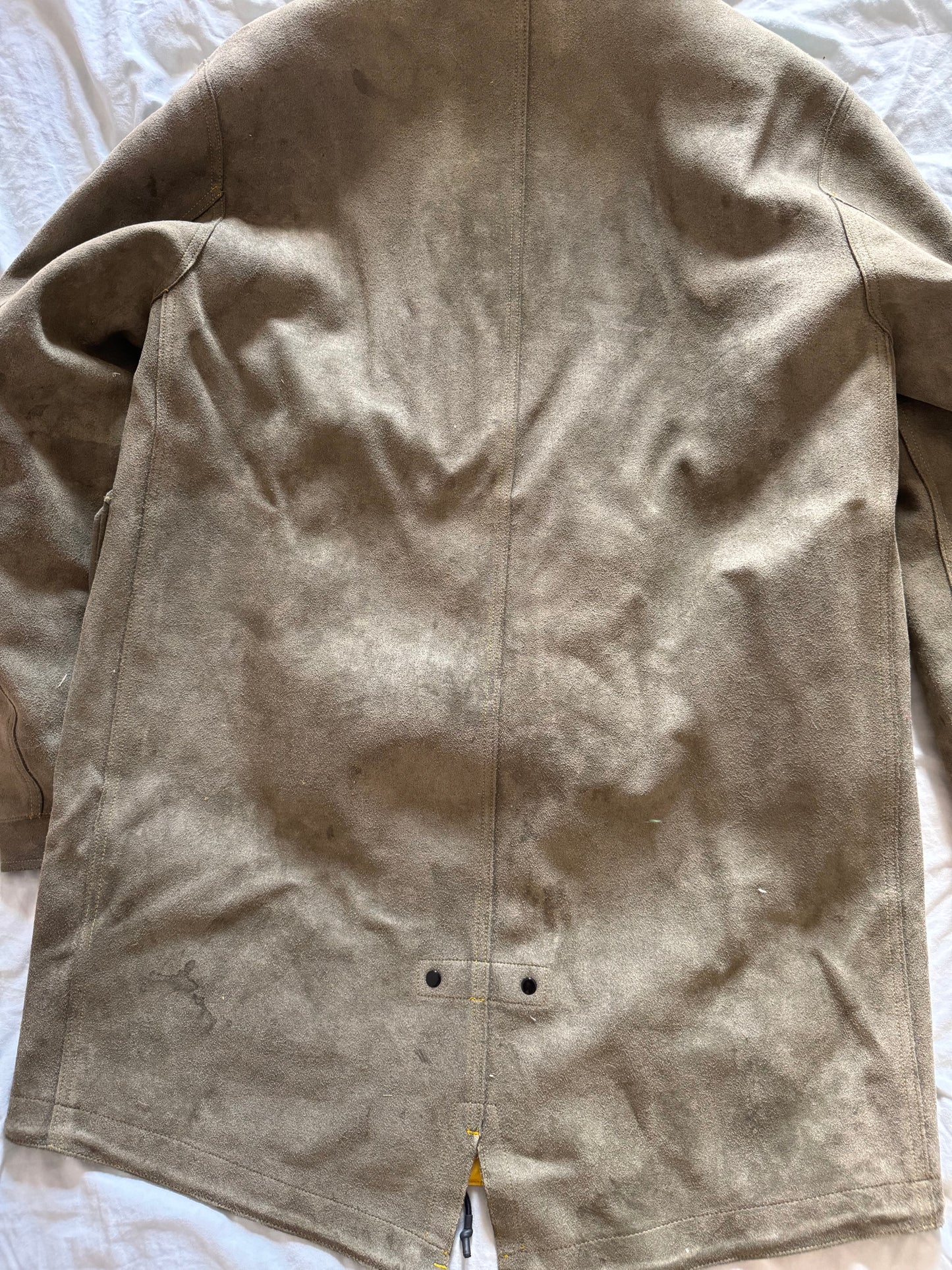 Stone Island 'Man Made Suede' Parka - Large