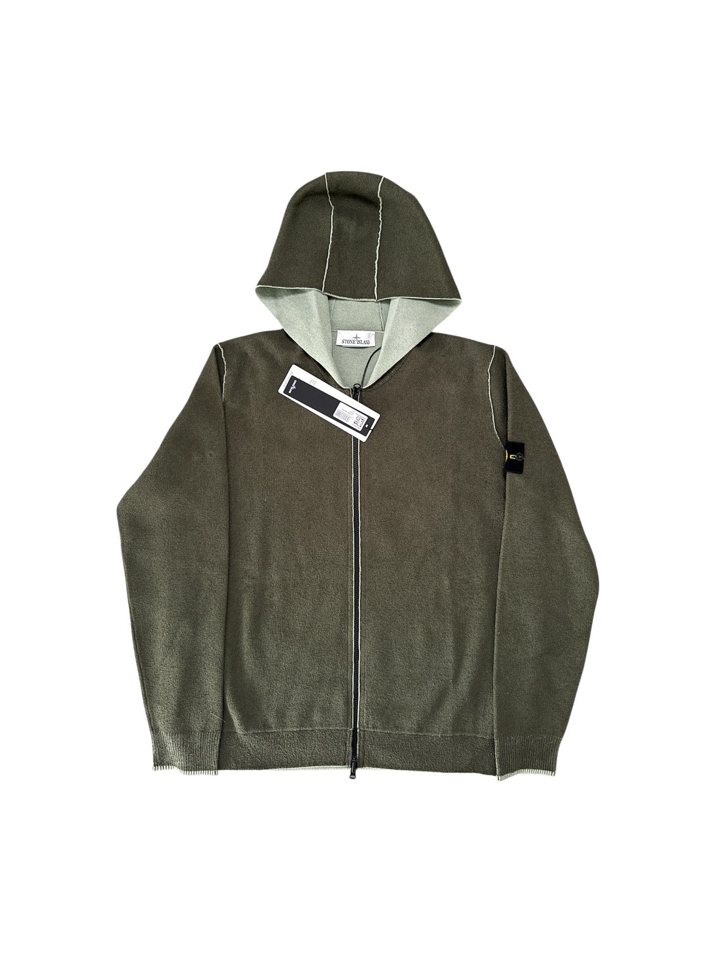 Cardigan Stone Island 2025 Reversibile Verde - Large