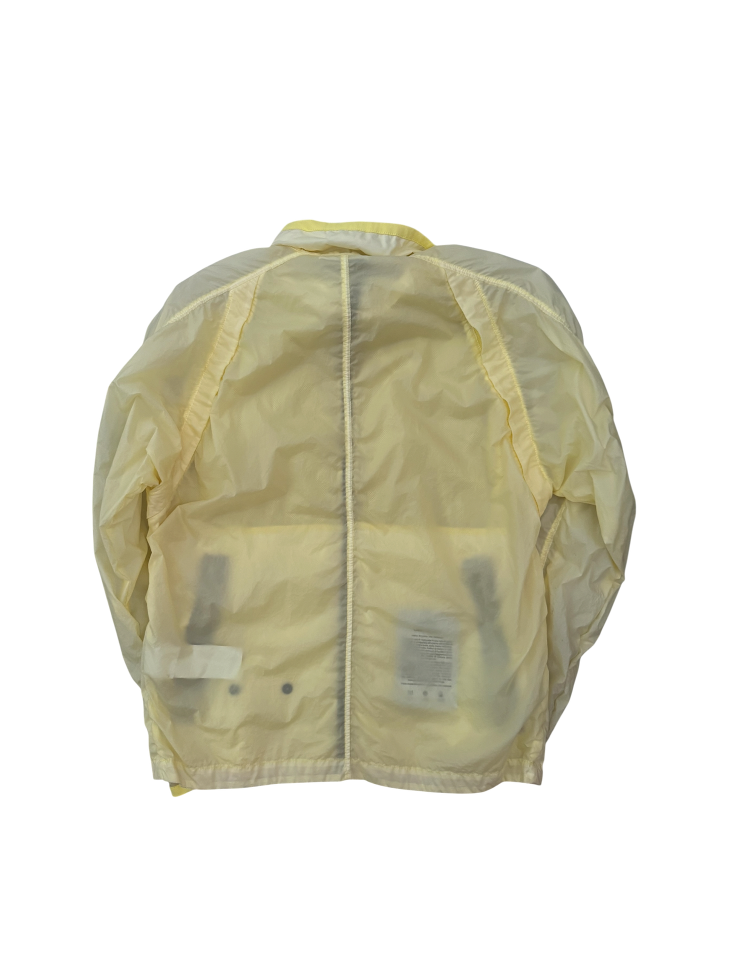 Stone Island Yellow 'Lamy Velour' Jacket - Medium