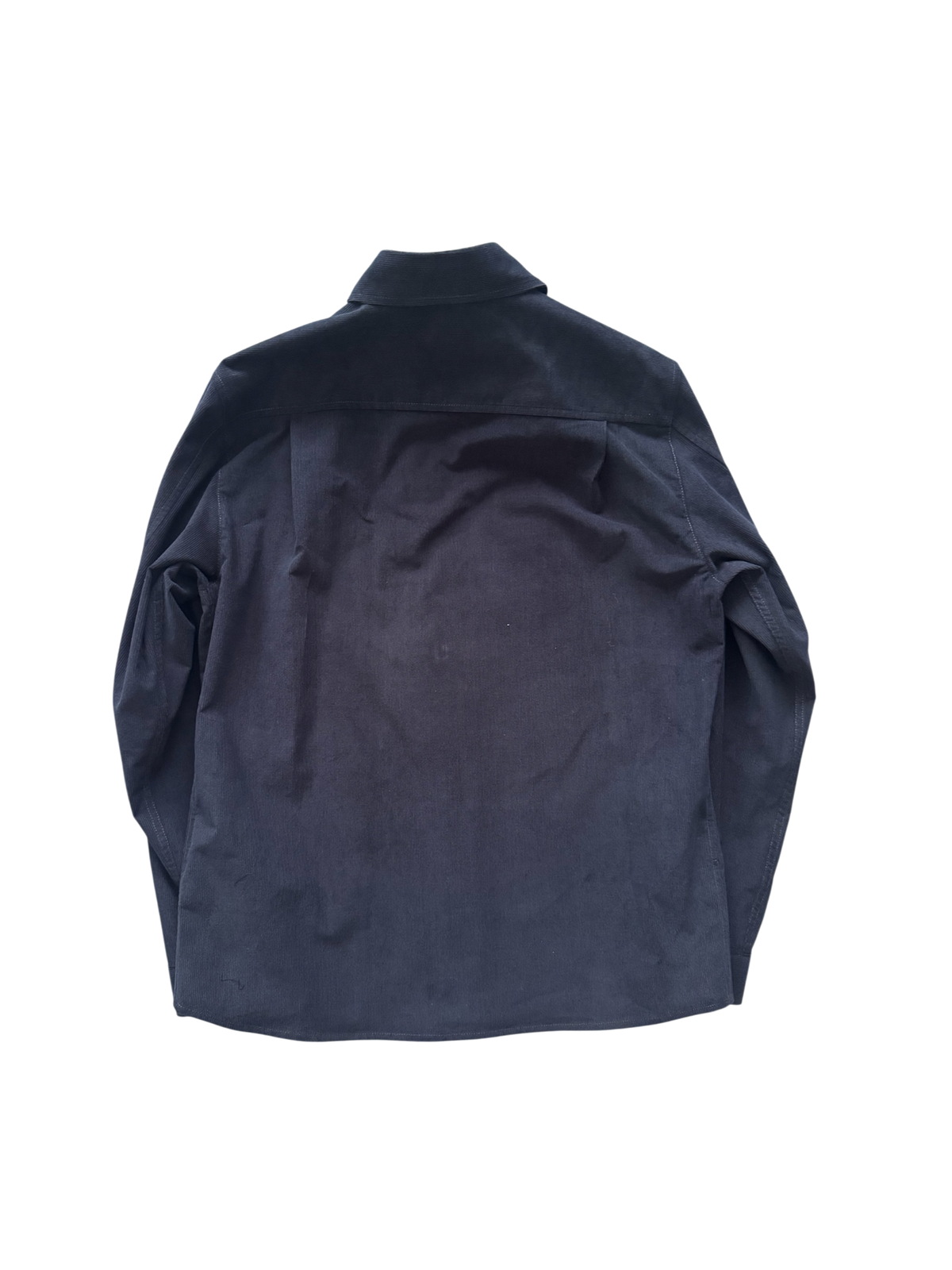 Stone Island 2026 Navy Corduroy Overshirt - Medium