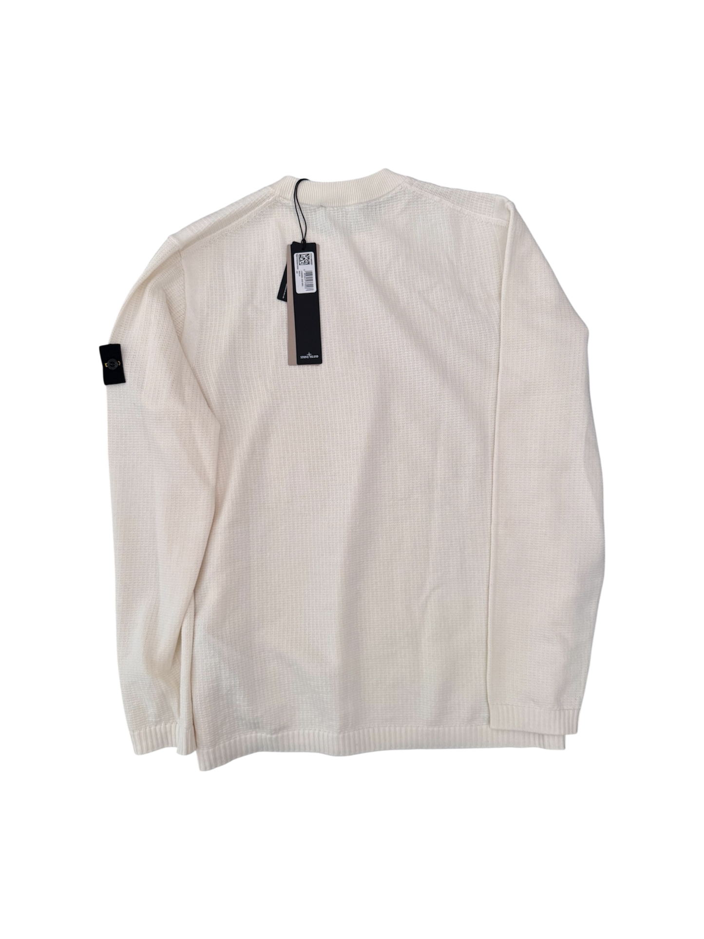 Stone Island 2026 White Cotton Knitwear - Large