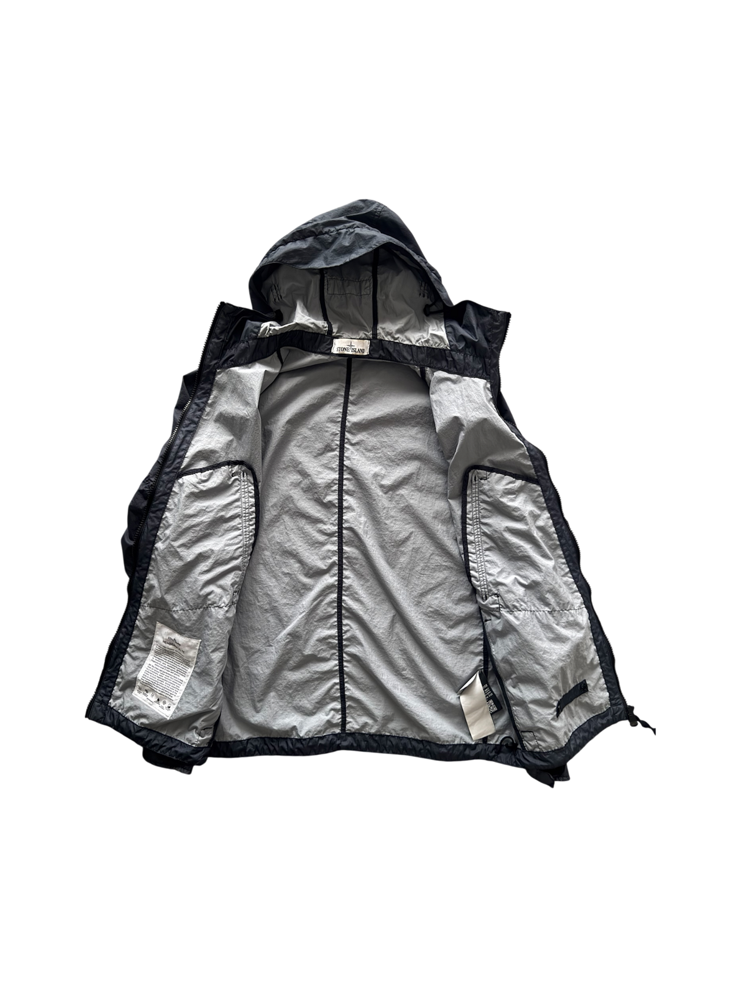 Stone Island Navy 'Membrana 3L TC' Jacket - Medium