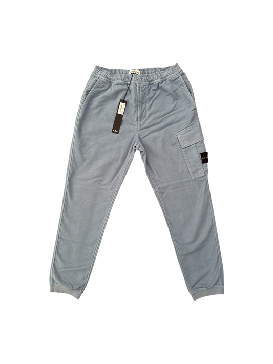 Stone Island 2022 Light Blue Diagonal Weave Cargo - W32