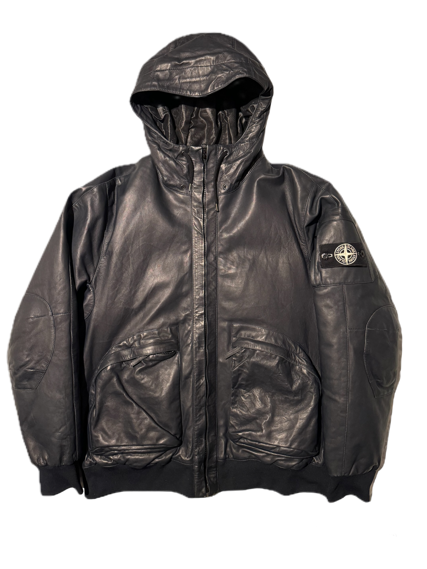 Giacca Stone Island Invernale In Pelle - XXL