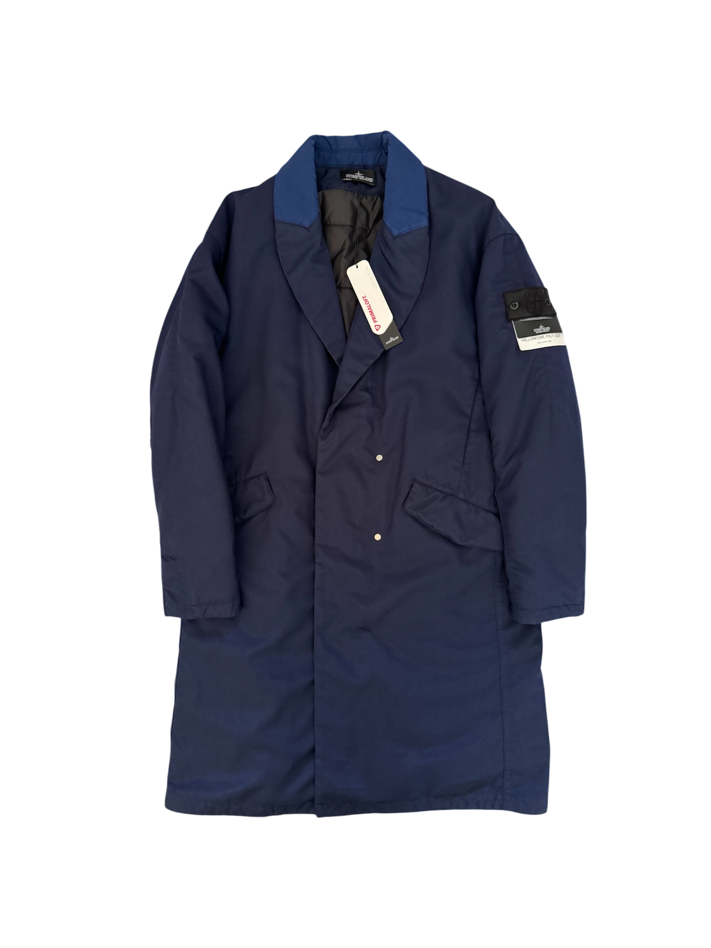 Stone Island Shadow Project Blue 'Hollowcore Poly Light' Parka - Large