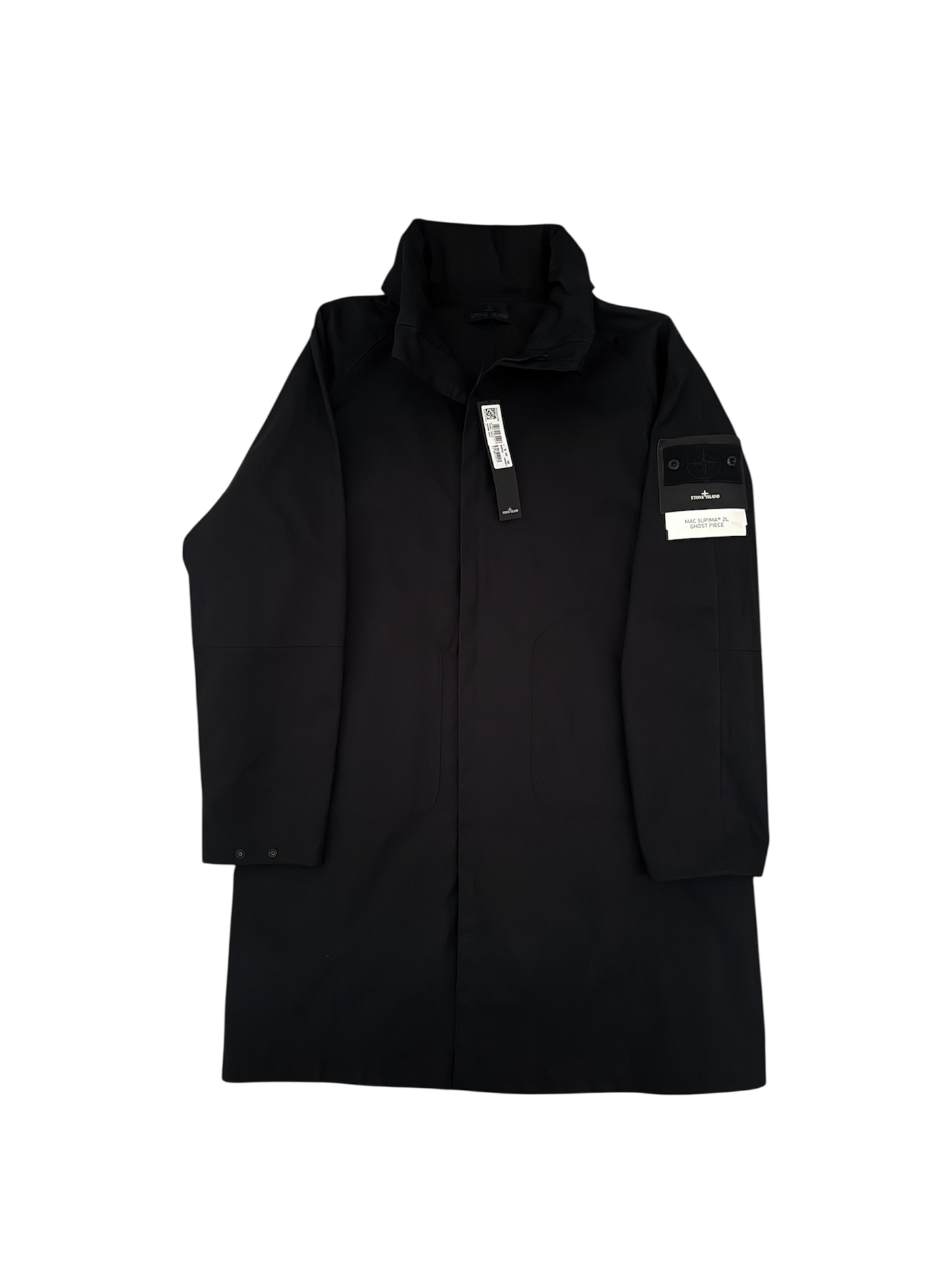 Stone Island 'Mac Supima 2L Ghost Piece' Long Jacket - XL