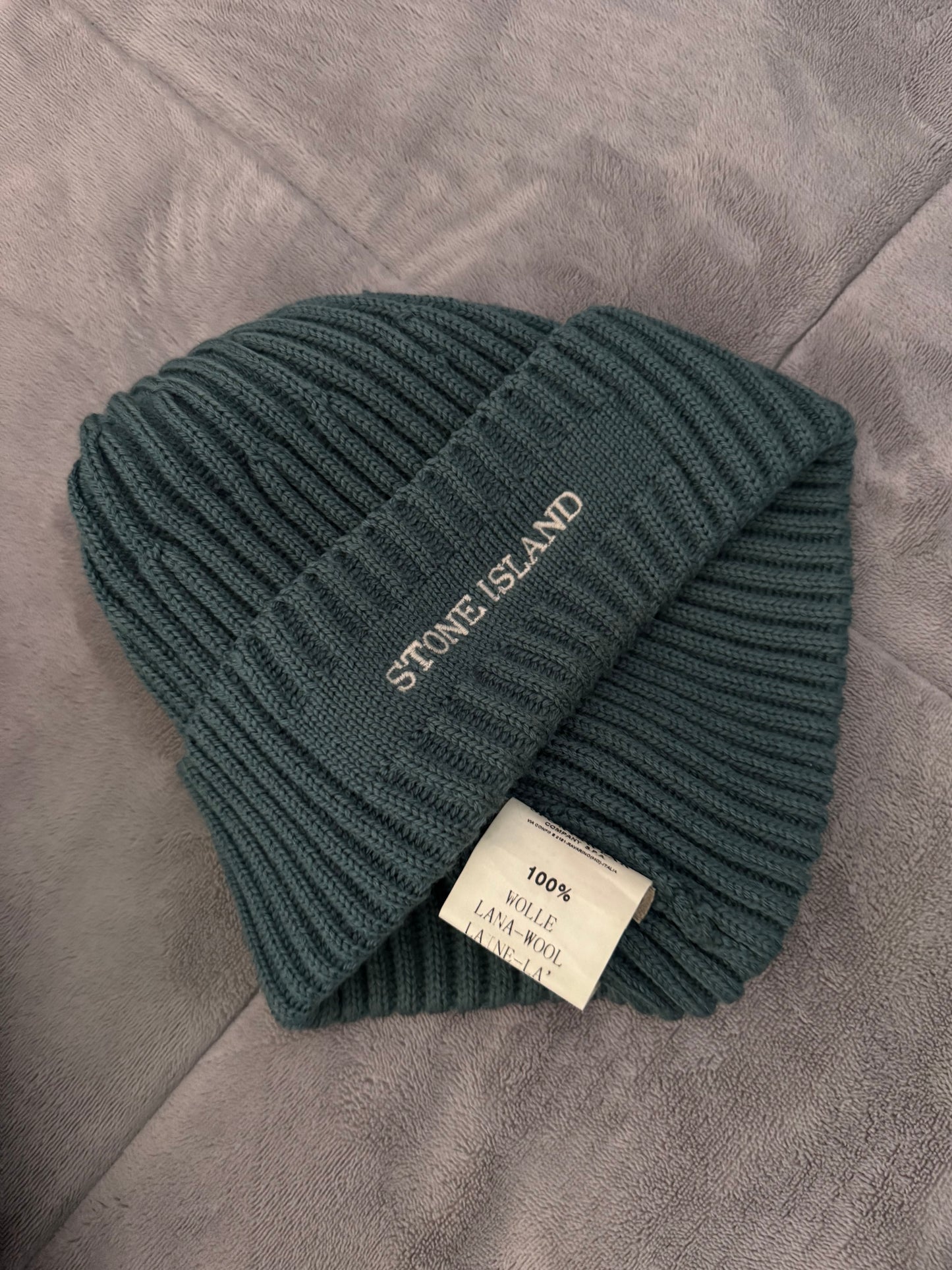 Stone Island Spellout Beanie - Unisize