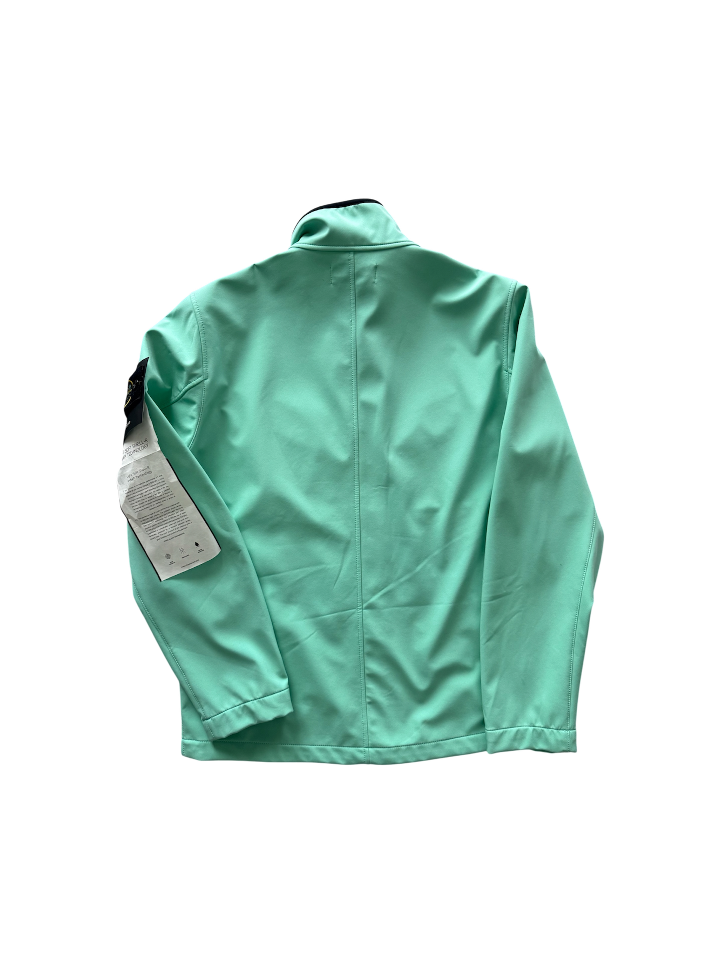 Stone Island 'Light Soft Shell-R e.dye' Aqua Jacket - XXL