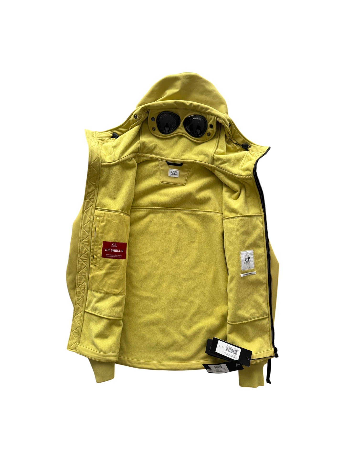 C.P. Company Yellow CP Shell Goggle Jacket - Small