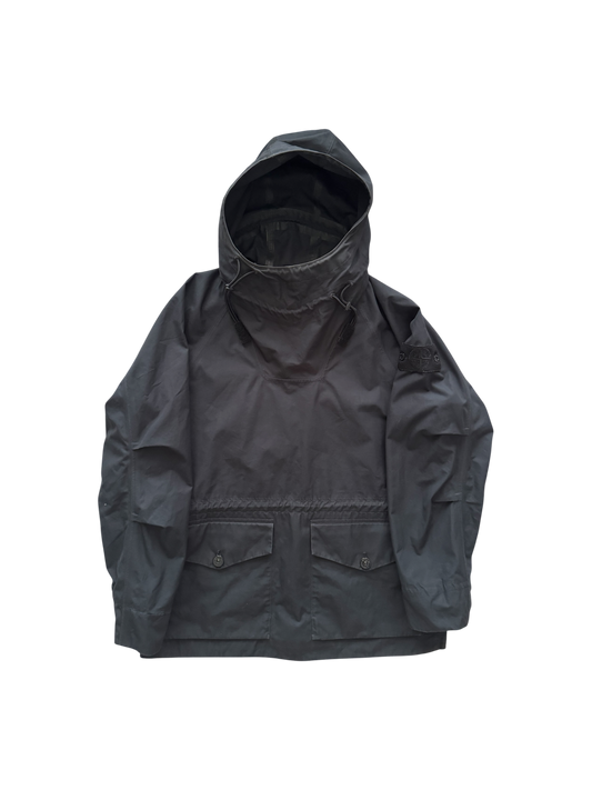 Stone Island Ghost Project Black O-Ventile Smock - Small