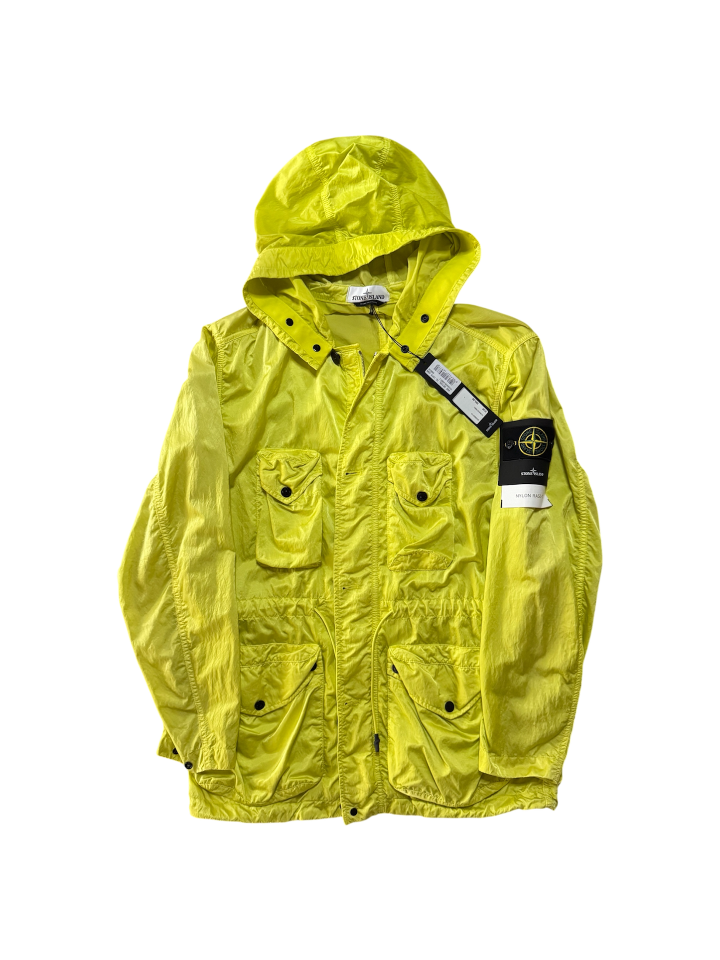 Giacca Stone Island 'Nylon Raso' Gialla - Large