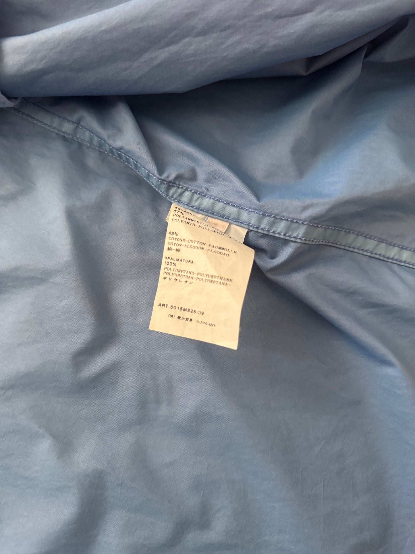Giacca Stone Island Spalmatura Azzurra - Medium