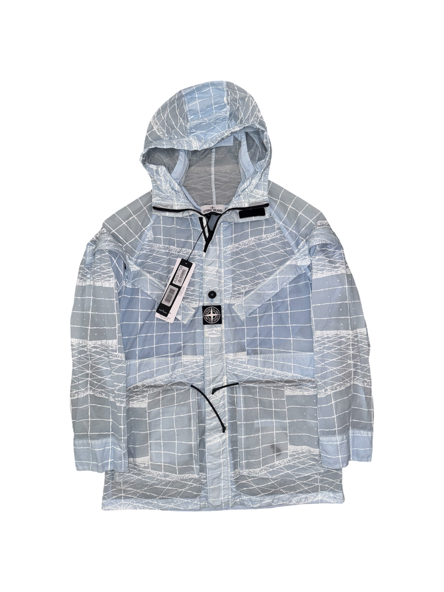 Parka Stone Island 'Reflective Grid on Lamy TC' - Large