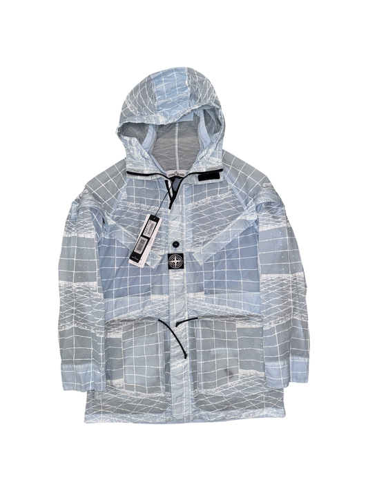 Stone Island 'Reflective Grid on Lamy TC' Parka - Large