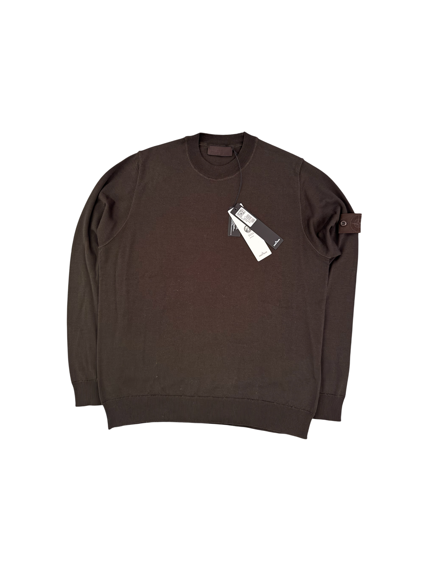 Stone Island Brown Ghost Sweater - Large