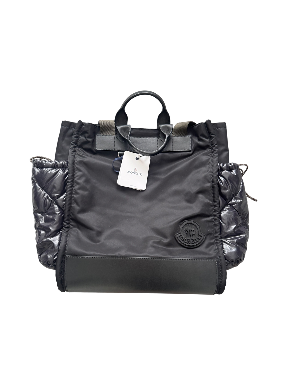 Moncler Black Parachute Tote Bag - Unisize