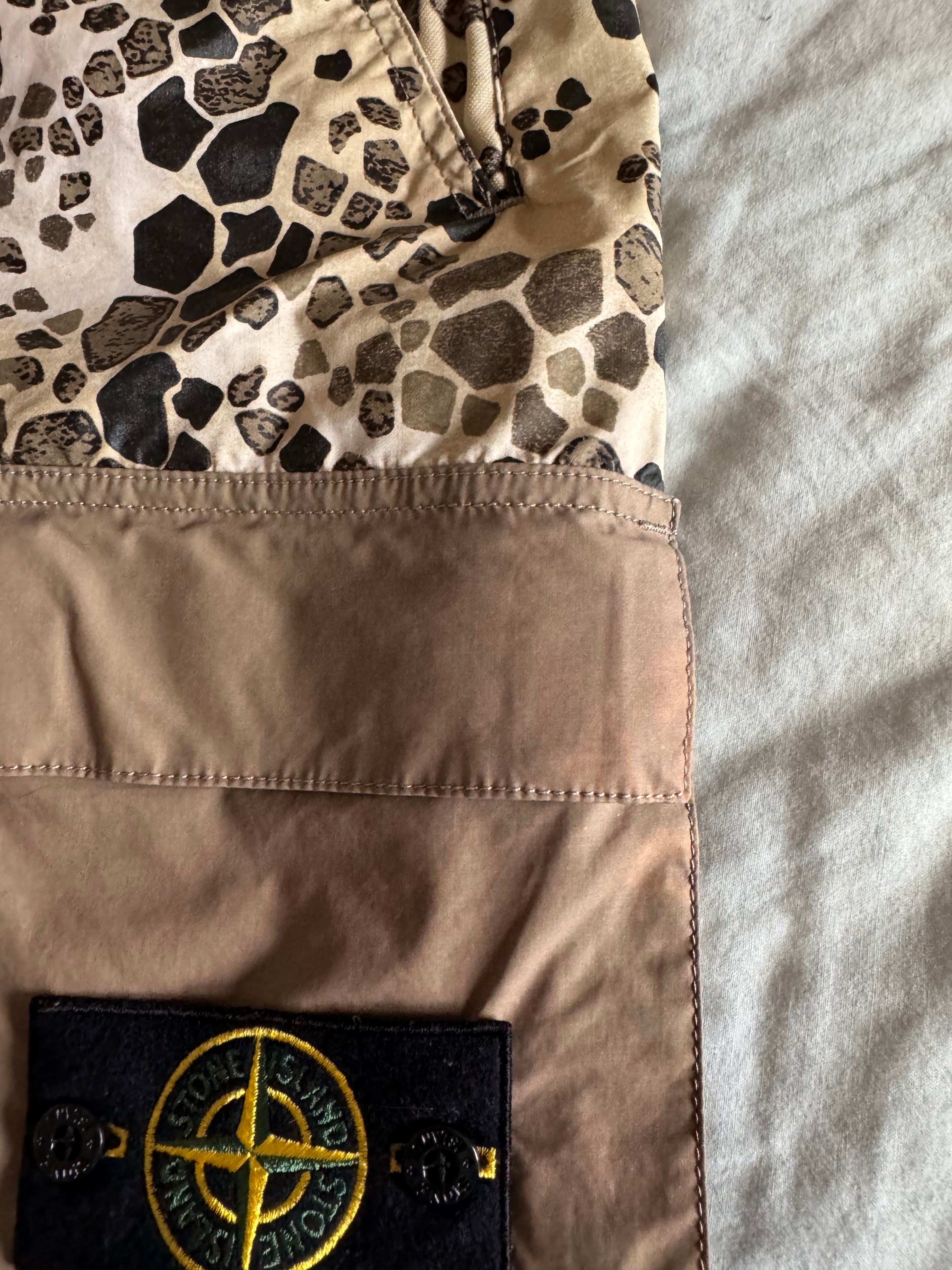 Stone Island Alligator Camo Shorts W30 MsBadge