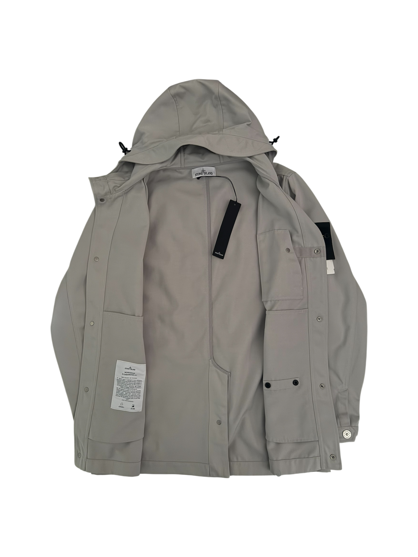 Stone Island 2022 'Workwear R Gabardine 3/1' Jacket - Large