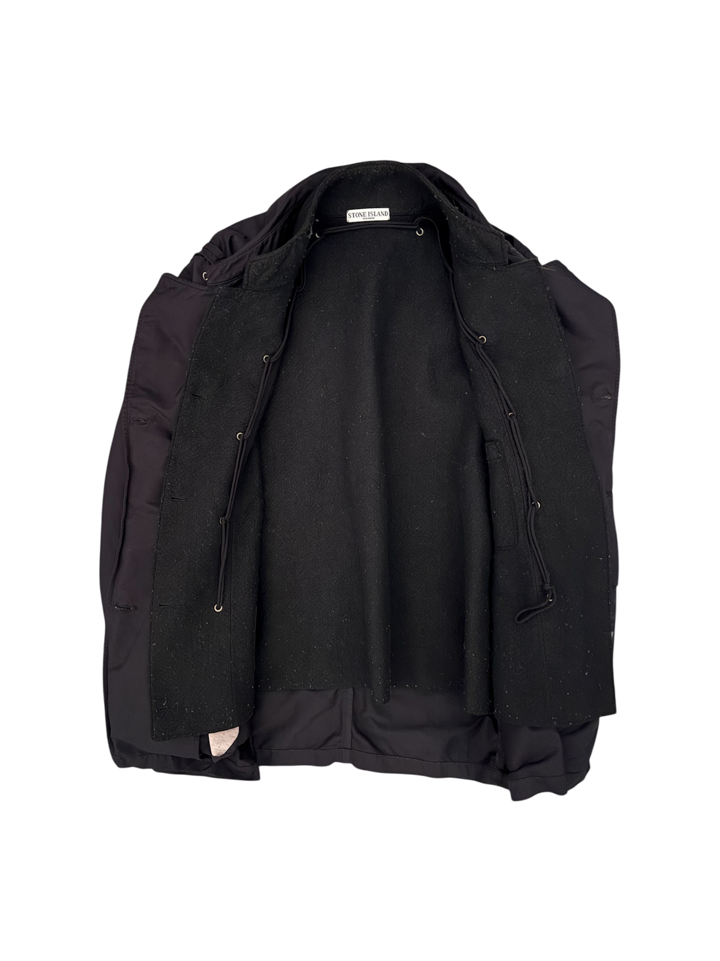 Stone Island Black 'David TC Wool Liner' Jacket - XXL