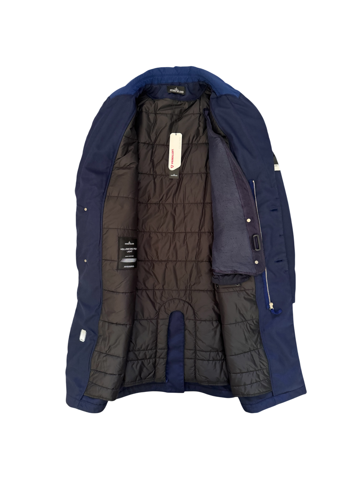 Stone Island Shadow Project Blue 'Hollowcore Poly Light' Parka - Large